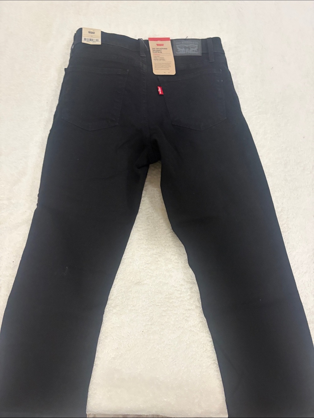 Levi's Slim Straight Black Jeans - Men's